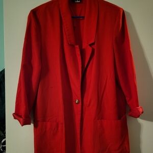 Vintage Woman's Red Blazer